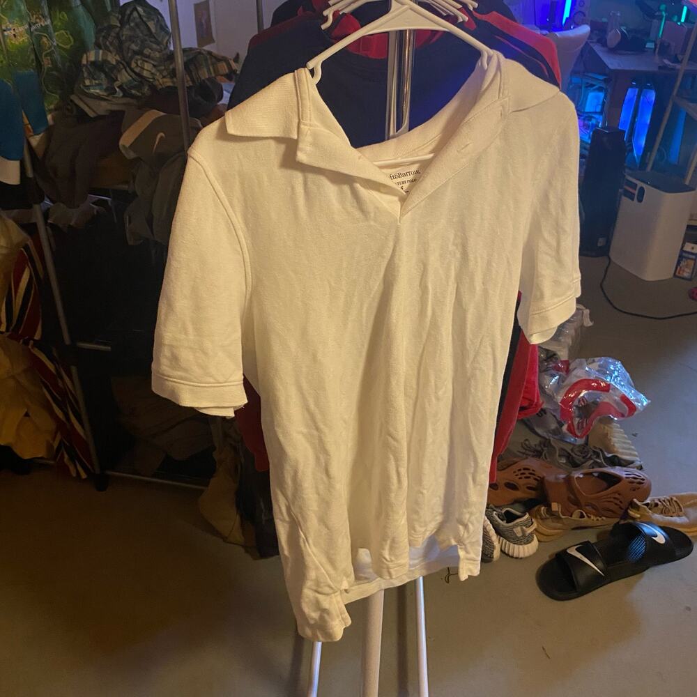 White Croft and Barrow Polo Size Small